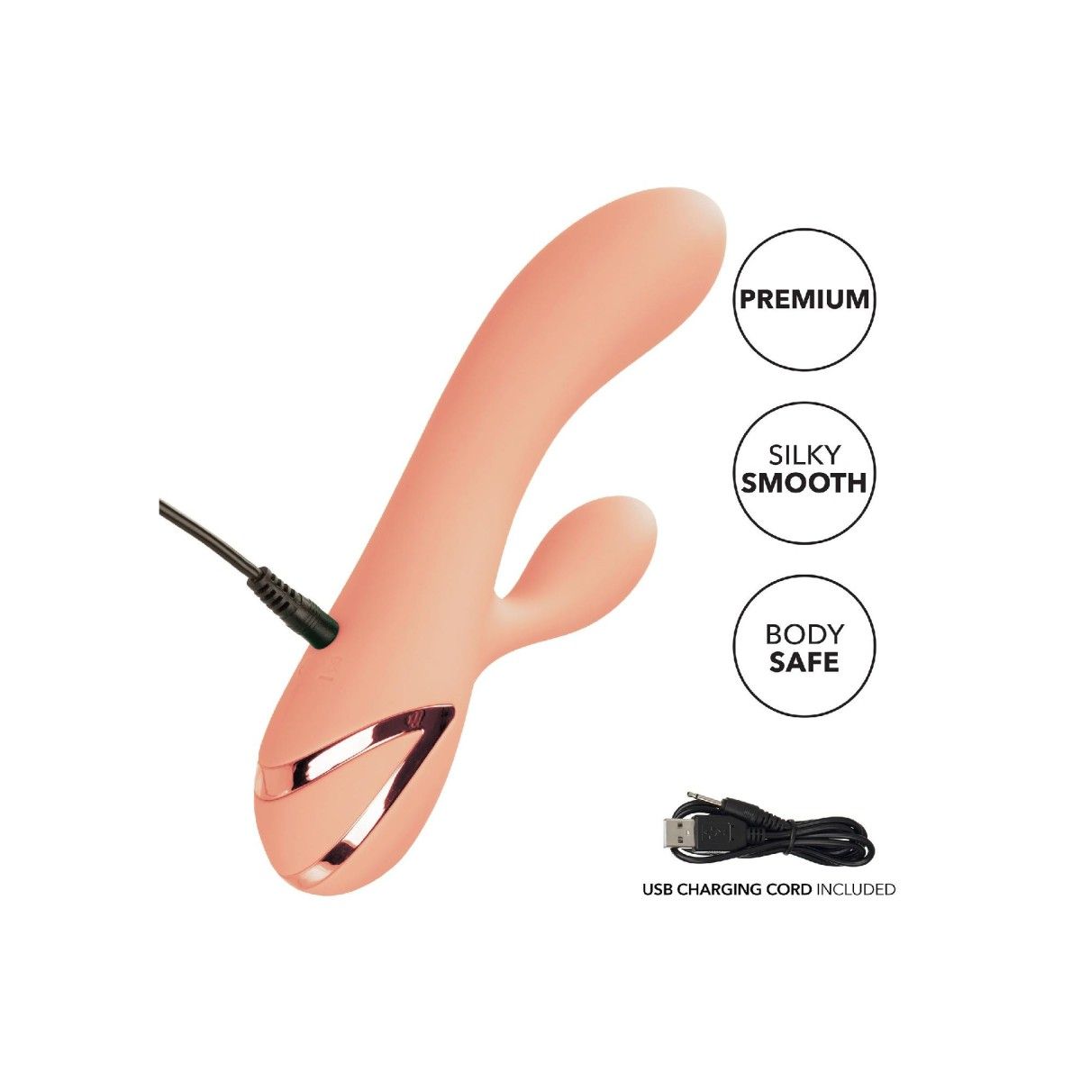 Vibratore rabbit doppio dildo vagianle clitoride Monterey Magic