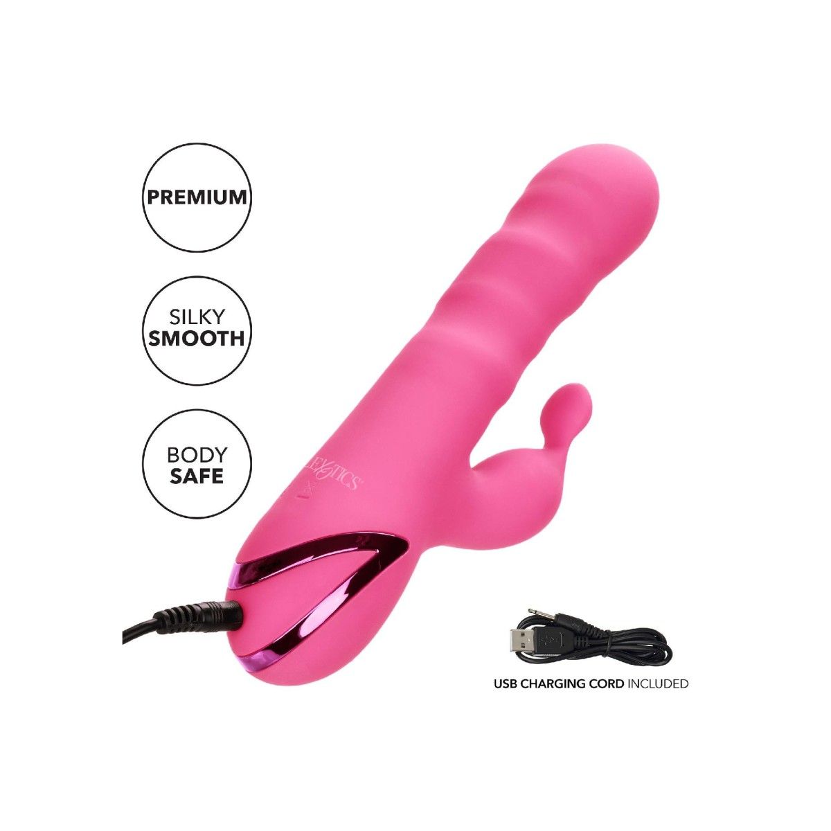 Vibratore rabbit in silicone realistico Santa Barbara Surfer