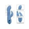 Vibratore rabbit e stimola punto G blu Vibratore rabbit e stimola punto G blu