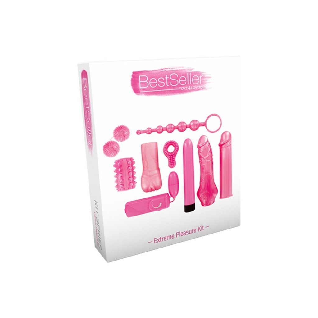 kit sex toy per la Bestseller - extreme pleasure kit pink