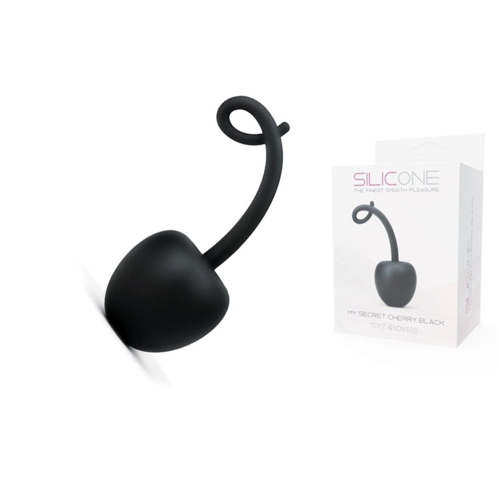 Pallina vaginale in silicone cherry secret black Pallina vaginale in silicone cherry secret black
