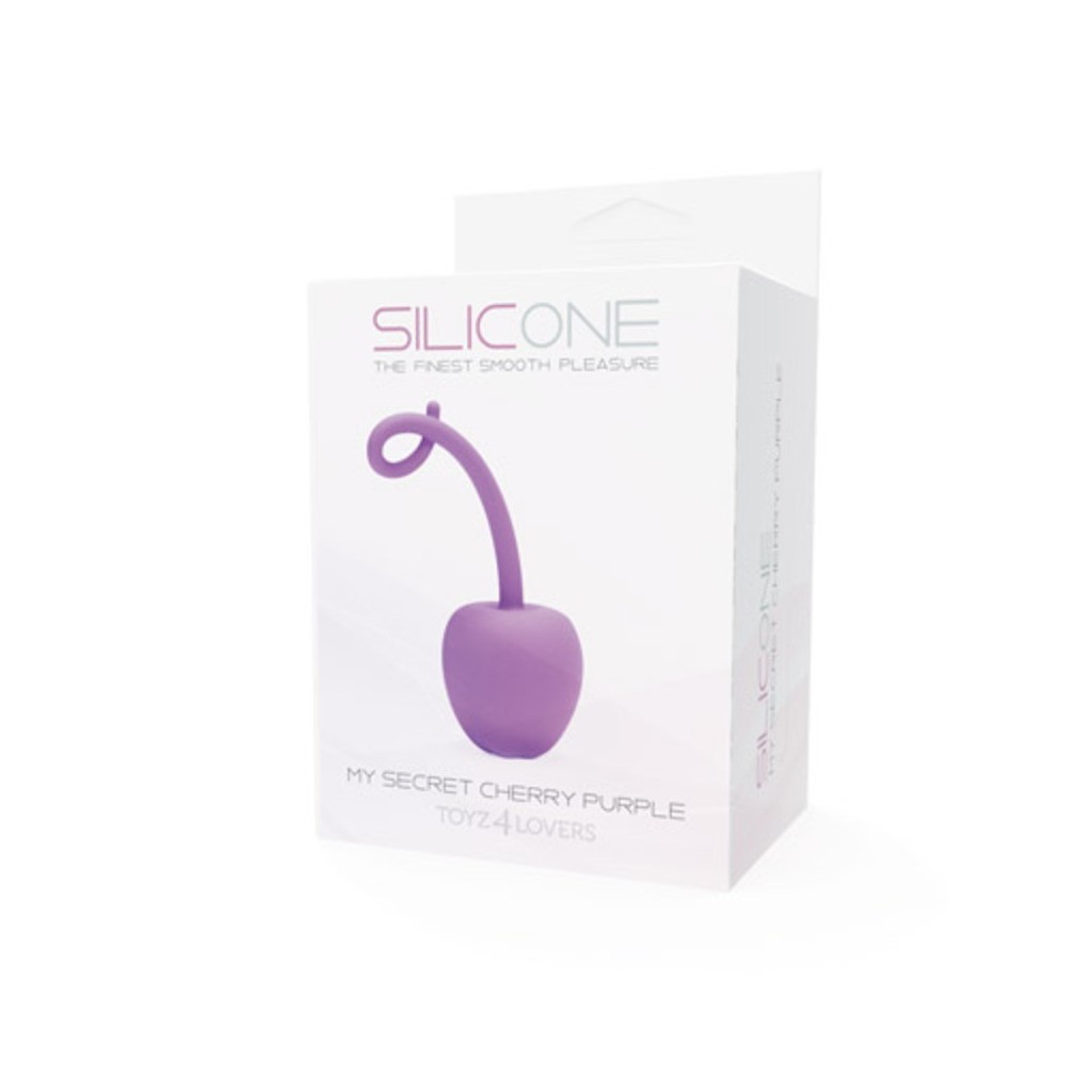 Pallina vaginale in silicone cherry secret Purple Pallina vaginale in silicone cherry secret Purple