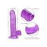 Fallo realistico ventosa Queen 20 cm viola Fallo realistico ventosa Queen 20 cm viola
