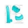 Maxi Dildo Queen Size 30,5 cm turchese Maxi Dildo Queen Size 30,5 cm turchese