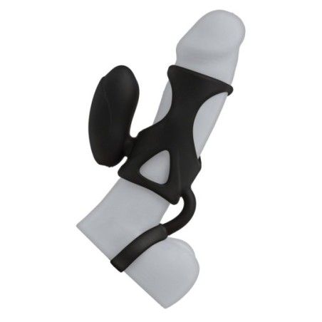 Guaina fallica con bullet e anello nero