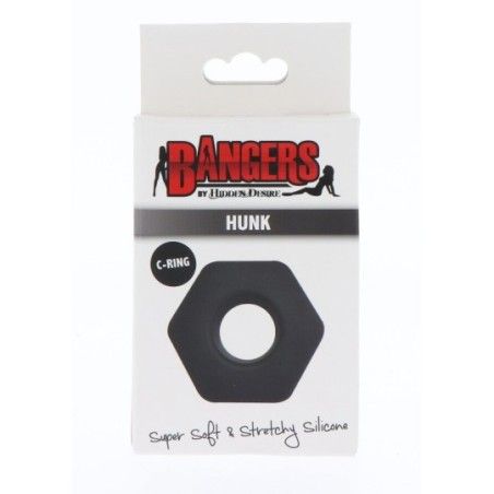 Anello pene Hulk C-Ring Silicone nero