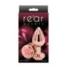 Plug anale medium in metallo rosa Plug anale medium in metallo rosa