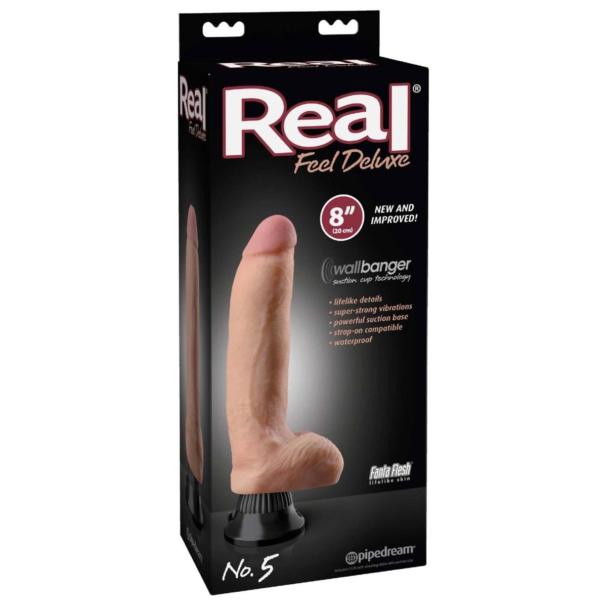 Vibratore dildo realistico bianco