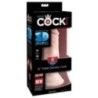 Fallo ventosa 3D King Cock 15 cm chiaro Fallo ventosa 3D King Cock 15 cm chiaro
