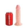 Fallo ventosa 3D King Cock 15 cm chiaro Fallo ventosa 3D King Cock 15 cm chiaro