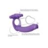 Anello pene con fallo vibrante viola 18 cm Anello pene con fallo vibrante viola 18 cm