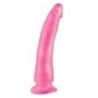 Fallo realistico con ventosa Slim fucsia