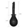 Doccia intima con mini dildo nera Doccia intima con mini dildo nera