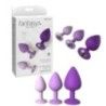 Set 3 plug anali con pietra Set 3 plug anali con pietra