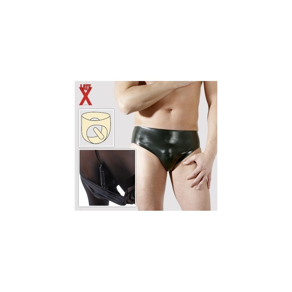 Slip latex con fallo anale interno