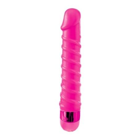 Vibratore classico fucsia Candy Twirl Massage