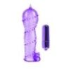 Guaina pene vibrante Textured Spiral viola Guaina pene vibrante Textured Spiral viola
