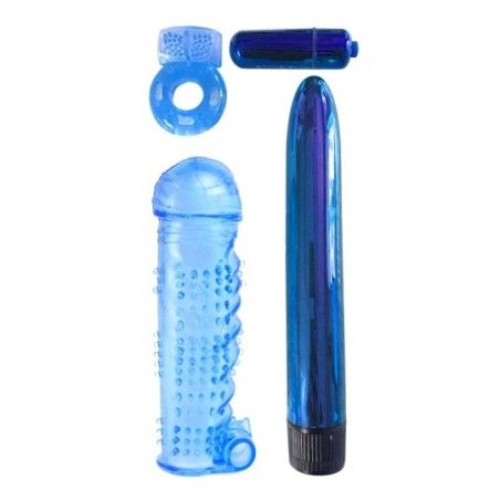 Kit sex toys per la coppia Blu