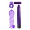Kit sex toys per la coppia 4 pz viola Kit sex toys per la coppia 4 pz viola