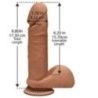Fallo dildo realistico the D 7 caramel perfect d Fallo dildo realistico the D 7 caramel perfect d