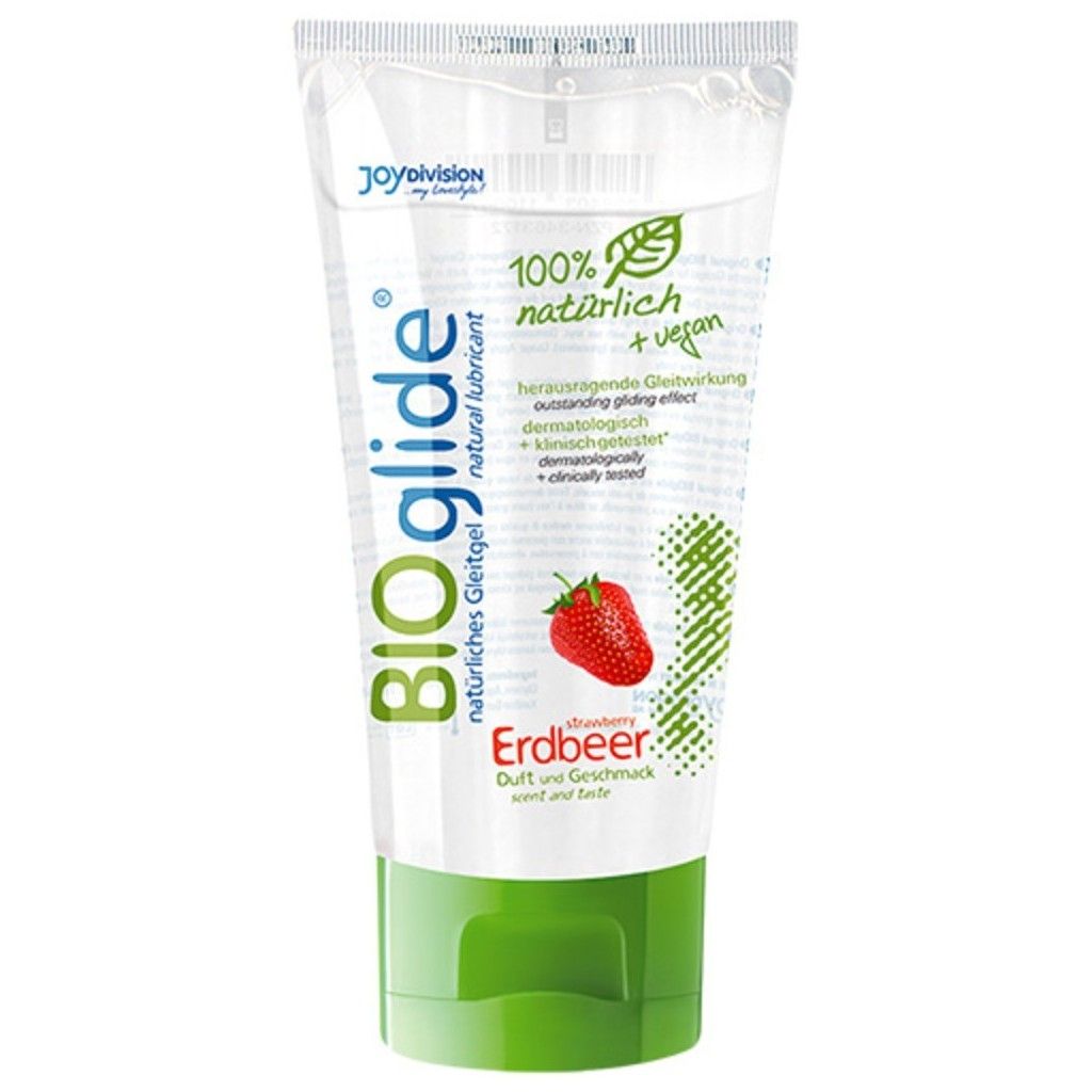 Lubrificante biologico commestibile alla fragola Bioglide 80 ml