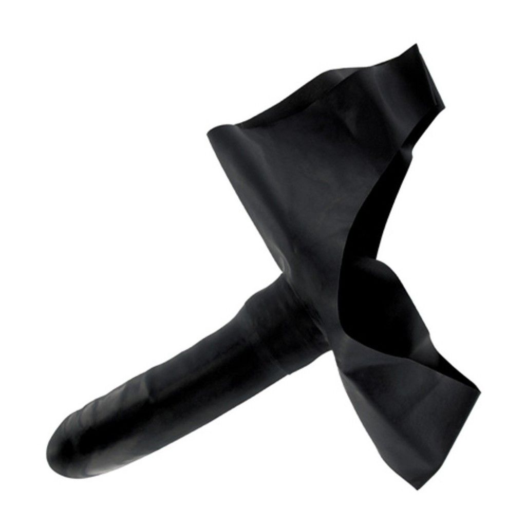 Slip in latex con fallo strap on dildo vaginale anale esterno one for you Slip in latex con fallo strap on dildo vaginale anale esterno one for you