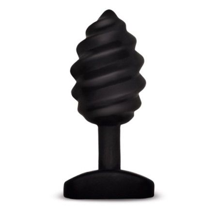 Plug anale nero vibrante Twist