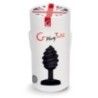 Plug anale nero vibrante Twist Plug anale nero vibrante Twist