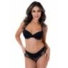 Culotte in pizzo floreale Hiphugger nero Culotte in pizzo floreale Hiphugger nero
