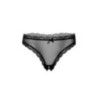 Perizoma sexy con apertura intima nero Perizoma sexy con apertura intima nero