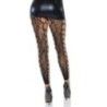 Collant leopardato aperto davanti Collant leopardato aperto davanti