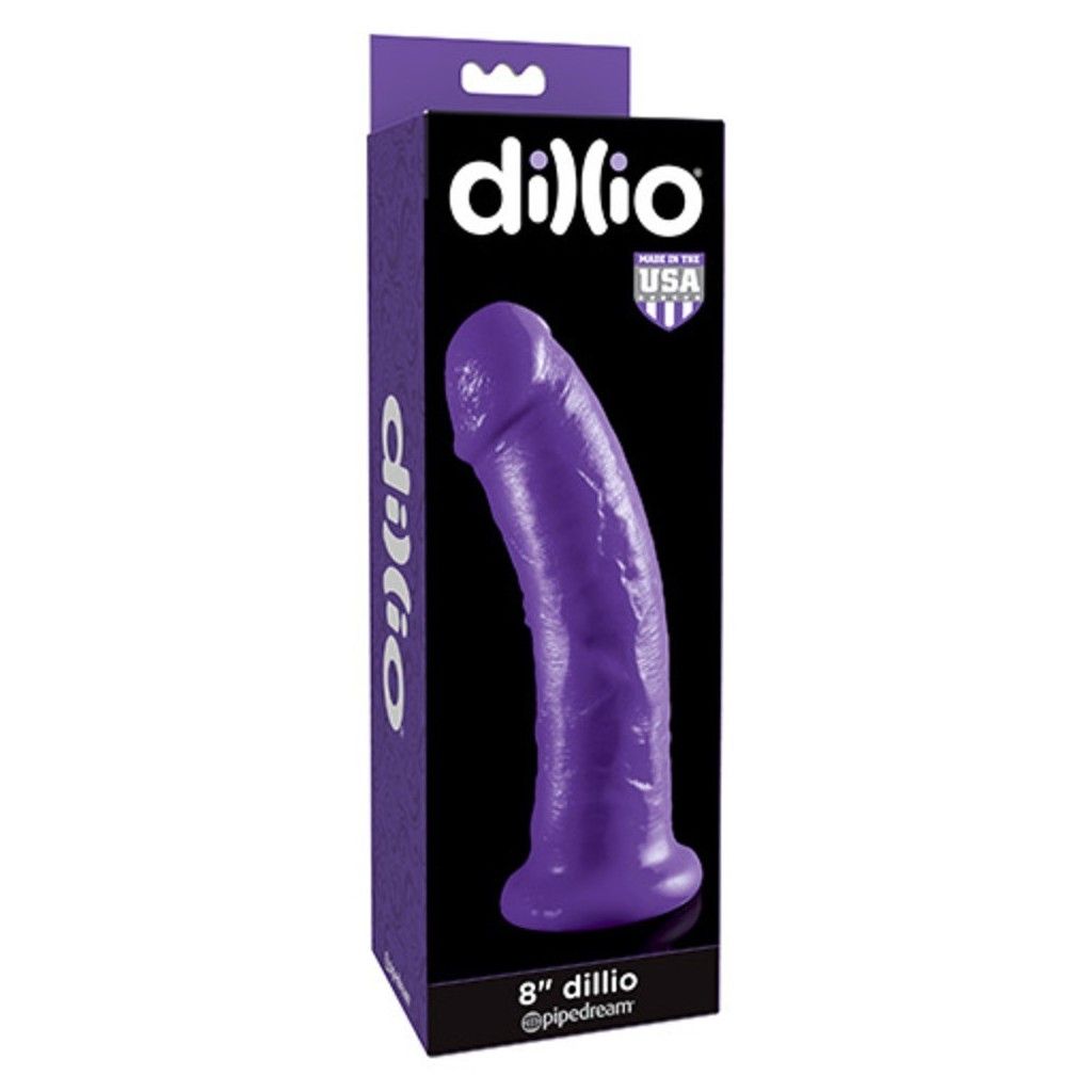 Fallo anale vaginale realistico dillio 8 large viola