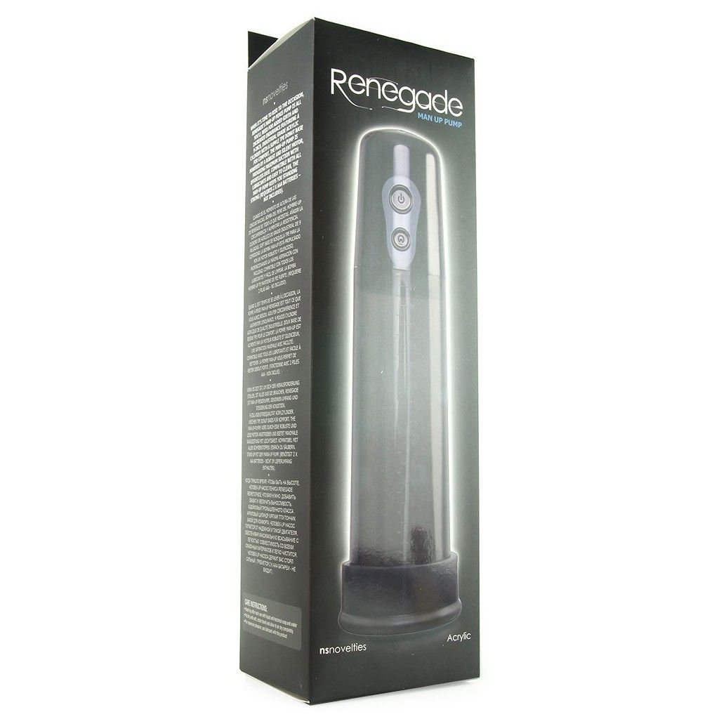 Pompa per allungare pene automatica renegade man up pump