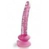 Dildo in vetro con ventosa Icicles No. 86 Dildo in vetro con ventosa Icicles No. 86