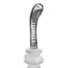 Dildo in vetro con ventosa Icicles No. 88