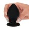 Plug anale nero ventosa My Ass 8 cm Plug anale nero ventosa My Ass 8 cm