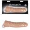 Guaina Prolunga Fallica per pene realistica Flesh con vibrazione Guaina Prolunga Fallica per pene realistica Flesh con vibrazione
