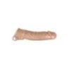 Guaina Prolunga Fallica per pene realistica Flesh con vibrazione Guaina Prolunga Fallica per pene realistica Flesh con vibrazione