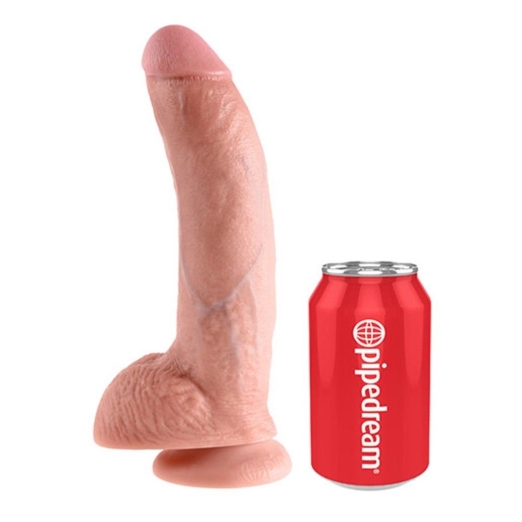 Fallo dildo realistico con ventosa king cock 9 with balls flesh Fallo dildo realistico con ventosa king cock 9 with balls flesh