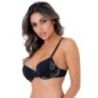 Reggiseno Push-up pizzo floreale nero Reggiseno Push-up pizzo floreale nero