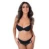 Reggiseno Push-up pizzo floreale nero Reggiseno Push-up pizzo floreale nero