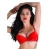Reggiseno Push-up rosso in pizzo Reggiseno Push-up rosso in pizzo
