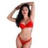 Reggiseno Push-up rosso in pizzo Reggiseno Push-up rosso in pizzo