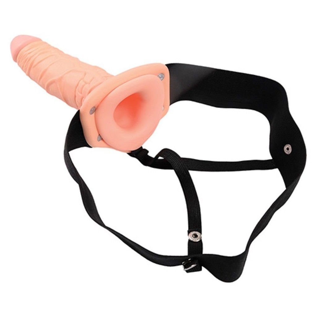 Fallo dildo indossabile strap on cavo Real Rapture 8 Flesh Fallo dildo indossabile strap on cavo Real Rapture 8 Flesh