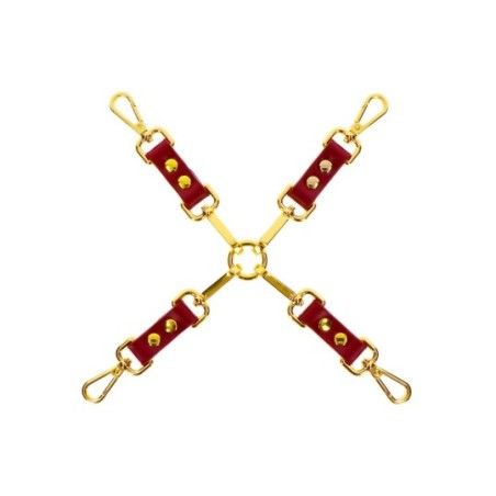 Hogtie per polsiere e cavigliere rosso