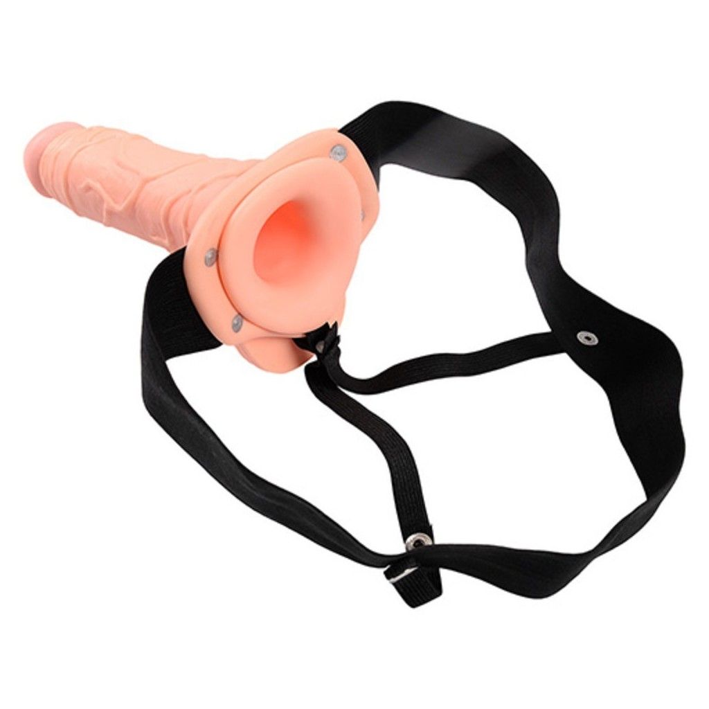 Fallo dildo indossabile strap on cavo Con testicoli Real Rapture 8 Flesh Fallo dildo indossabile strap on cavo Con testicoli Real Rapture 8 Flesh