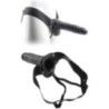 Fallo dildo indossabile strap on cavo Con testicoli Real Rapture 8 Black Fallo dildo indossabile strap on cavo Con testicoli Real Rapture 8 Black