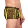 Boxer intimo sexy da uomo giallo Boxer intimo sexy da uomo giallo
