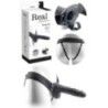 Fallo dildo indossabile strap on cavo Con testicoli Real Rapture 8 Black Fallo dildo indossabile strap on cavo Con testicoli Real Rapture 8 Black