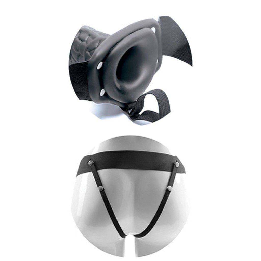 Fallo dildo indossabile strap on cavo Con testicoli Real Rapture 8 Black Fallo dildo indossabile strap on cavo Con testicoli Real Rapture 8 Black